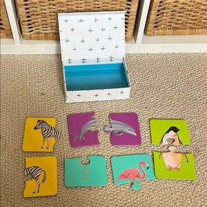 Colorful Animal Puzzle Set for Kids